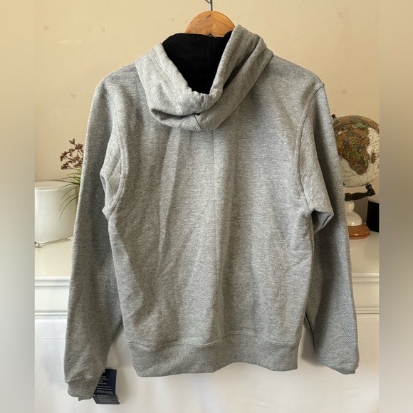 Champion Powerblend Waves Oxford Gray Fleece Hoodie Men Size S NWT - Picture 3 of 7